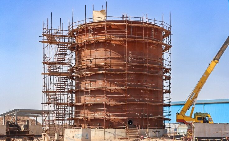 پیشرفت ۲۵ درصدی احداث مخازن تعادلی گوره – جاسک